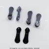 Apertura de Moldes y Desarrollo de Artículos de Cuero Cremallera Negra, Herrajes con Logo de Relieve de Caballo, Accesorios Decorativos para Cartera/Funda de Cuero