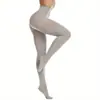Meia-calça 80D Primavera e Outono Leggings de Veludo Fino Perna à Mostra Essencial Outono e Inverno Meia-calça Lolita Feminina