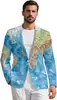 Comercio Exterior Transfronterizo Chaqueta de Traje para Hombre Casual de Negocios Traje Ajustado Manga Larga Chaqueta de un Solo Botón Abrigo Fiesta Boda