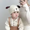 Gorros para Bebé, Gorros de Lana para Bebé de Otoño e Invierno, Gorros de Invierno con Protección para las Orejas, Gorros de Punto Lindos para Niños, Gorros Cálidos a Prueba de Viento