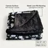 Coloração preto e branco, manta casual para casa, manta multiuso DIY, manta para rabiscar, manta para cochilo, atacado, arte linear pintada à mão, design criativo