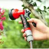 El Fabricante Suministra Pistola de Agua a Presión de Ocho Funciones para Uso Doméstico, Pistola Pulverizadora para Regar Flores, Pistola de Agua para Lavar Autos, Pistola Pulverizadora de Jardín de 8 Funciones