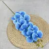 27 cores, nova orquídea impressa em 3D com 9 cabeças, flor artificial, para decoração de casamento e casa, atacado
