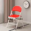 Silla plegable mediana-alta 35cm para adulto, silla con respaldo para el hogar, silla de estudio para estudiante, asiento portátil para oficina, taburete pequeño, silla de comedor