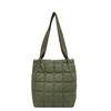 Otoño e Invierno nueva ropa de algodón bolso cubo moda simple bolso de hombro para mujer gran capacidad Rui camp Cuadros bolso portátil para mujer