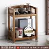Mesa de té móvil, mesa de té para el hogar, balcón, coche de té, sala de estar, mesa de centro sencilla, bandeja de té Kung Fu, juego de té, estante de almacenamiento, gabinete de té