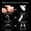 Nueva pieza de nail art transfronteriza ultracorta sin grabar pulido sin costuras europea y americana esmerilada dedo falso 600 piezas venta al por mayor de uñas