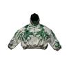 Sudadera con capucha de manga larga de estilo europeo y americano, nueva, al por mayor, transfronteriza, oscura, retro, ancha, con personalidad, estampado de espuma americano