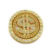 Taobao vendendo Capa de celular DIY Acessórios de metal Hip hop europeu e americano estiloso Dinheiro Rotativo Diamante USD
