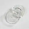 Pedra de Tinta para Caligrafia Hot Pot de Cristal com Tampa, Pedra de Tinta Hot Pot que Não Seca, Quatro Tesouros do Estudo, Ornamento Transparente Hidratante