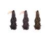 Peluca de cola de caballo para mujer, de imitación, de cuerpo entero, con pinza, para cabello alto, estilo cyber celebridad, trenza falsa, cabello rizado, cola de caballo falsa y esponjosa natural.
