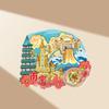 Adesivo de ímã de geladeira de Nanning cidade de madeira tridimensional criativo presente de cozinha criativo de turismo adesivo de geladeira de souvenir