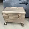 Maleta con Ruedas Universales de Aleación de Aluminio y Magnesio Maleta de Viaje Maleta para Fotografía Carrito para Cámara Maleta de Cabina 20 Pulgadas 18