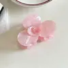 Pinza para el pelo de acetato de camelia estilo francés Primavera 2026 Lindo accesorio floral acrílico para el pelo para mujer Pinza para el pelo de alta gama