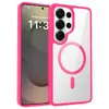Nueva Funda para Teléfono Móvil Samsung S26Ultra con Succión Magnética, S24 Fe Transparente Colorida Dos en Uno S25 Edge Funda Protectora