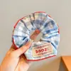 Scrunchie de Alta Qualidade Estilo Coreano para Mulheres, Elástico de Cabelo com Laço de Tecido da Moda, Acessório de Cabelo Corda para Coque Doce e Fofo