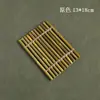 Tapetes Pequenos de Bambu na Cor Original Que Não Desbotam, Tapetes para Churrasco, Tapetes Decorativos Longos de Bambu, Tapetes de Isolamento Térmico, Porta Copos de Chá, Porta-Panelas de Bambu, Bandejas para Frutos do Mar