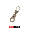 Tirador de cremallera desmontable para bolsos, chaquetas, ropa, tiradores para agujeros pequeños, zapatos y botas, Cabeza de bloqueo colgante de cremallera reemplazable sin herramientas