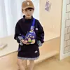 Bolsa Peitoral Infantil Desenho Animado Estampa Capivara Passeio Casual Versátil Bolsa de Moedas para Meninas Bolsa Transversal para Meninos