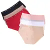 Roupa Íntima Esportiva Europeia e Americana Transfronteiriça para Mulheres, Sem Costura de Seda de Gelo Respirável Estilo Popular, Confortável de Cintura Média Sexy Plus Size