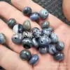 Ágata Gris Jade Hebilla Separador Cuentas de Ábaco Jade Cuentas Sueltas Pulsera Collar de Calcedonia DIY Accesorios para Joyería Cuentas Lote Suelto