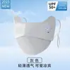 Mascarilla de Protección Solar para Niños Mascarilla a Prueba de Polvo Verano Seda de Hielo Transpirable Bebé Lavable Mascarilla Parasol