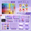 Nova versão conjunto completo de ferramentas, kit de material DIY com miçangas de fusão, pacote suplementar, caneta para miçangas, placa para miçangas, caixa para miçangas atacado