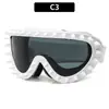 Gafas de Esquí de Montañismo Nuevas de Invierno Europeas y Americanas, Gafas a Prueba de Viento para Motocicleta, Gafas de Sol Deportivas Coloridas Antirreflejos