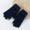 Guantes de Punto al por Mayor para Fabricantes con Alta Elasticidad, Cálidos y Resistentes al Frío, Compatibles con Pantalla Táctil, Amigables para Estudiantes, Patrón de Piña, Versátiles, Engrosados, Guantes Cálidos