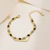 Pulsera de Lujo Ligero Diseño Nicho Ins Pulsera Celebridad de Internet para Mujer Estilo Coreano Combinable Simple Moda Pulsera Personalizada