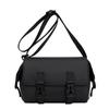 Bolsa Mensageiro Casual Vintage Impermeável Leve Bolsa Transversal Feminina Casual Versátil Bolsa de Mão Roupas de Trabalho Nicho Bolsa de Ombro