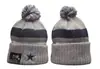 Gorras de Equipo de Fútbol Nuevas al por Mayor para Otoño e Invierno, Gorros de Punto Cálidos para Hombres y Mujeres, Gorras Bordadas con Letras