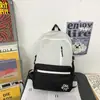 Mochila Escolar Estilo Harajuku Ins para Estudiante de Preparatoria Capacidad Grande Mochila de Nicho Mochila para Secundaria Mochila Casual de Viaje para Hombre