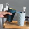 Vaso para cepillos, vaso para enjuague bucal, vaso para cepillos de dientes para parejas, vaso para lavado infantil, vaso transparente para el hogar de alto valor para artículos de dientes, venta al por mayor