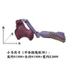 Ano do Cavalo Zodíaco Madeira Violeta Esculpido Cavalo Tang Chaveiro Pingente com Borla Trançada Decoração de Bolsa Artesanato em Madeira
