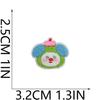 Parche Bordado Mini Tamaño Termoadhesivo Accesorios para Tarjetero Adorno Versión Coreana DIY Pequeño Parche Adhesivo Etiqueta Bordada para Ventilador Eléctrico