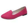 Zapatos Planos para Mujer Primavera y Otoño 2026 Nuevo Color Caramelo Zapatos de Trabajo para Mujeres y Mujeres Embarazadas, Talla Grande 43 Zapatos para Mujer para Exportación