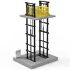 Elevador de Carga para Logística de Almacén de Fábrica, Plataforma Elevadora Hidráulica, Elevador de Carga Tipo Riel Fijo