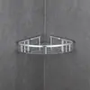 Estante de Baño de Aluminio Espacial Sin Taladro Triángulo Montado en Pared para Inodoro Gran Capacidad de Carga Montado en Pared para Colocar Gel de Ducha