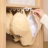 Riel deslizante gancho push-pull cocina armario baño gabinete colgante de pared adhesivo oculto extraíble gancho multi-fila