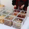Supermercado Alimentos a Granel Caja Sellada Caja de Conservación Snacks Caja para Fruta Frita Caja Sellada Transparente de Acrílico a Prueba de Polvo