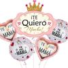 Te amo mamá Amazon Día de la Madre Traje de globo de película de aluminio decorativo Regalo para mamá