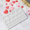 A5LDIY520 Molde de Silicona de Amor para el Día de San Valentín Chocolate Pastel Plegado Adornos Decorativos para Hornear