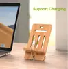 Suporte de Celular de Bambu Transfronteiriço, Suporte para Tablet, Nova Base de Carregamento para Desktop de Celular de Bambu, Suporte de Armazenamento para Computador