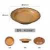 Estilo Natural Melamina Imitação Porcelana Comercial Churrasqueira Panela Quente Prato de Arroz Bonito com Design de Borda Único, Prato Redondo, Prato Retangular