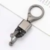 Llavero Coche hardware cuerda tejida metal colgante de alta gama hombres y mujeres pareja Cuero de microfibra resistente al desgaste Accesorios Venta al por mayor