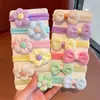 Gomas elásticas para el pelo tipo toalla de alta elasticidad para niños, diademas no dañinas, sujetadores especiales para coletas para niñas, accesorios para el pelo versátiles