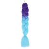 Nueva versión de trenza grande [doble color] Trenza africana sucia peluca trenza cola de caballo fibra química seda de alta temperatura color trenza grande