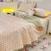 Juego de ropa de cama de cuatro piezas grado madre y bebé clase A gasa de doble capa juego de tres piezas sábana bajera sábana encimera funda de edredón funda de edredón de una pieza dormitorio estudiantil