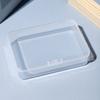 Caja de Almacenamiento de Plástico con Cuentas de Arroz para Chinchetas de Tarjeta de Presentación Rectangular Caja de Empaque Hecha a Mano para Papelería Caja de Accesorios de Ferretería con Cuentas para Joyería